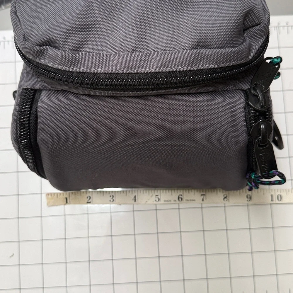 LowePro Gray Topload Zoom AW Camera Bag w backpack harness. Excellent condition.